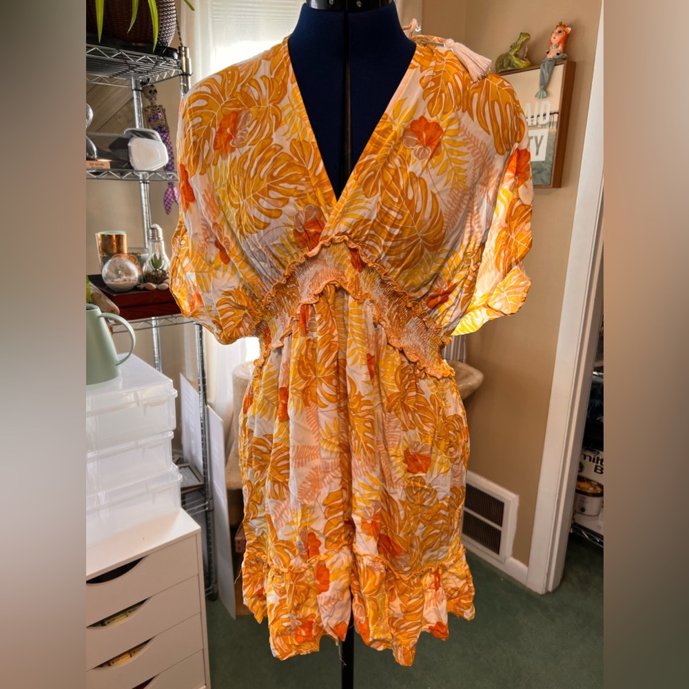 Yellow lightweight dress